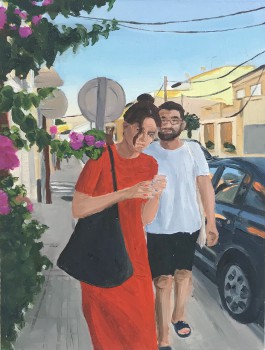 Painting - Red Dress