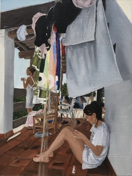 Painting - At the beach