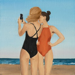 Painting - At the beach
